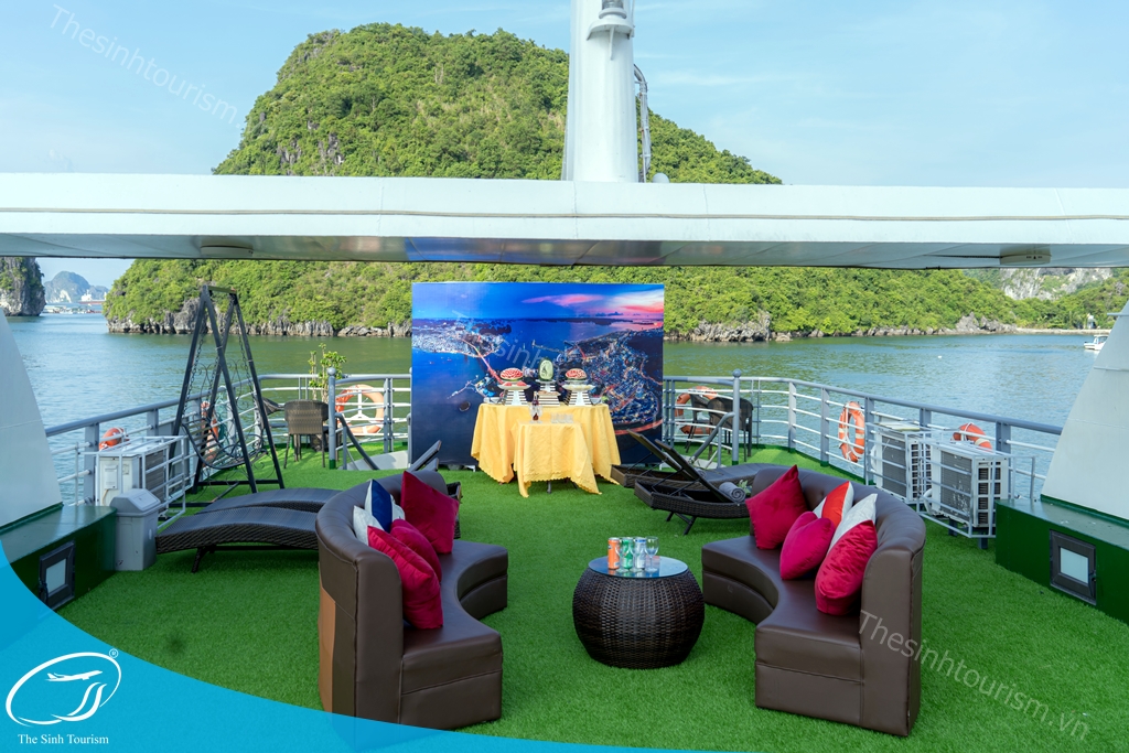 Tàu Otis Cruise Hạ Long - Lựa Chọn Phổ Biến Cho Tour 1 Ngày 5 du thuyen ha long 5 sao otis the sinh tourist the sinh tourism sinh cafe 083 20230821 160325