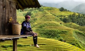 Ảnh sưu tầm - Khám phá Mù Cang Chải cùng Thế Sinh - Làng bản tại Mù Cang Chải - Mù Cang Chải mùa lúa chín