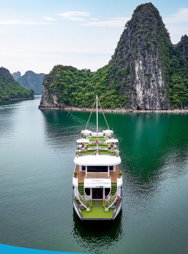 Tour Hạ Long 6 tiếng du thuyền 5 sao bể bơi tại Vịnh Hạ Long, Thế Sinh Tourism