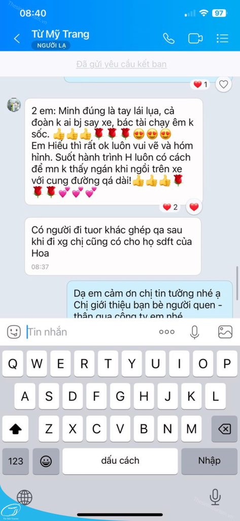 Khách hàng nói gì khi đặt tour tại Thế Sinh Tourist ? 5 du lich the sinh the sinh tourist phan hoi khach hang 011 20241022